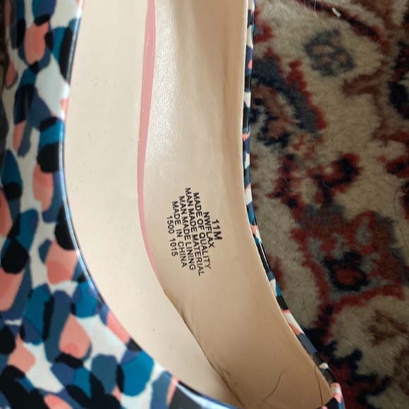 Nine West Multi Color Heels-Size 11 - Picture 2 of 7